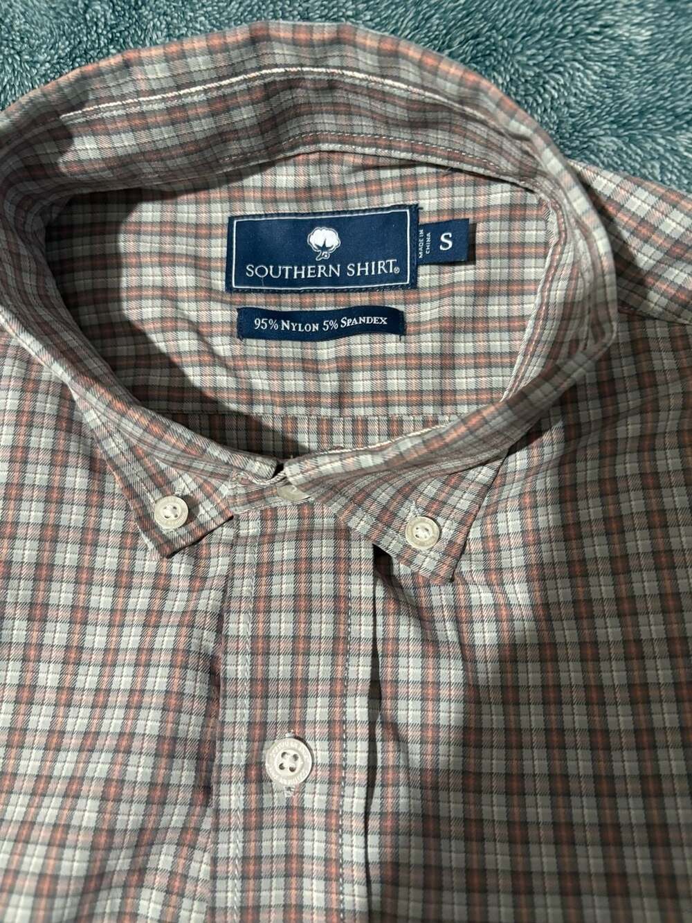 Southern Shirt Co. Men's Long Sleeve Button Down Shirt Size S Plaid